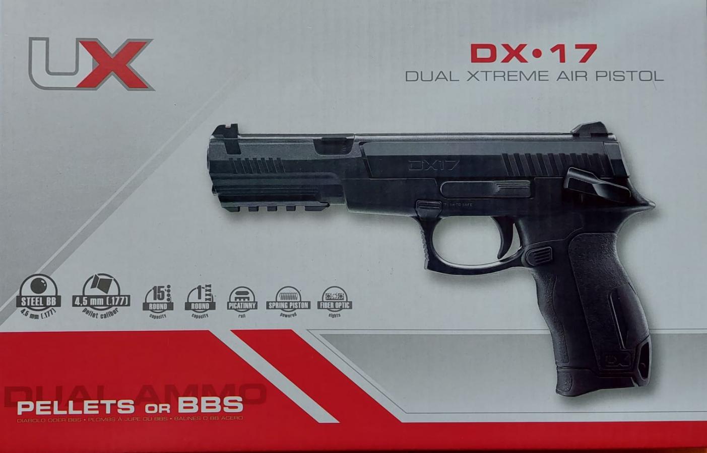  Umarex DX17 - Pistola de aire comprimido para